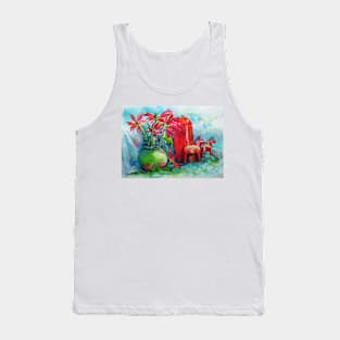 Still life with Poinsettias Tank Top